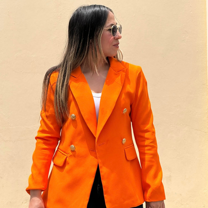 Blazer Naranja-Brilla