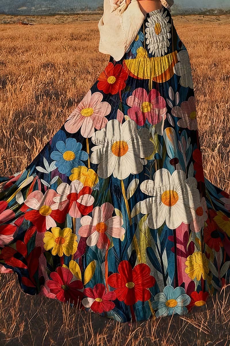 Jardín de Gracia Boho Skirt