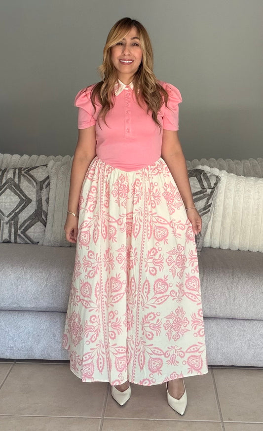 Rosa Half Buttom Dress