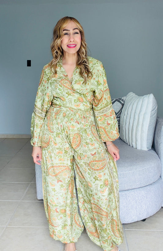 Marta Tie Top & Elastic Pant