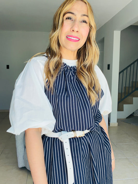 Líneas de Gracia – Maxi Dress (Navy)