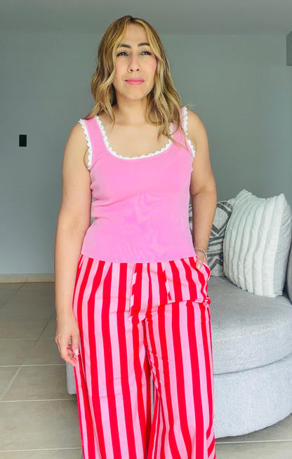Top Sue Esencia de Gracia-Rosa Suave