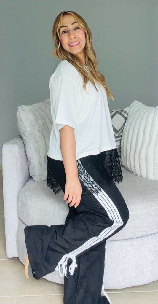 Sheila Black Casual Pants