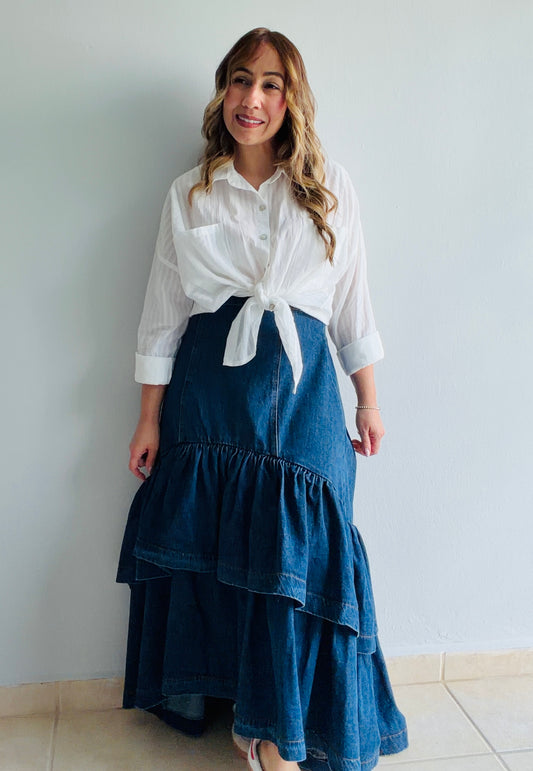 Susurro de Promesa- Skirt Denim