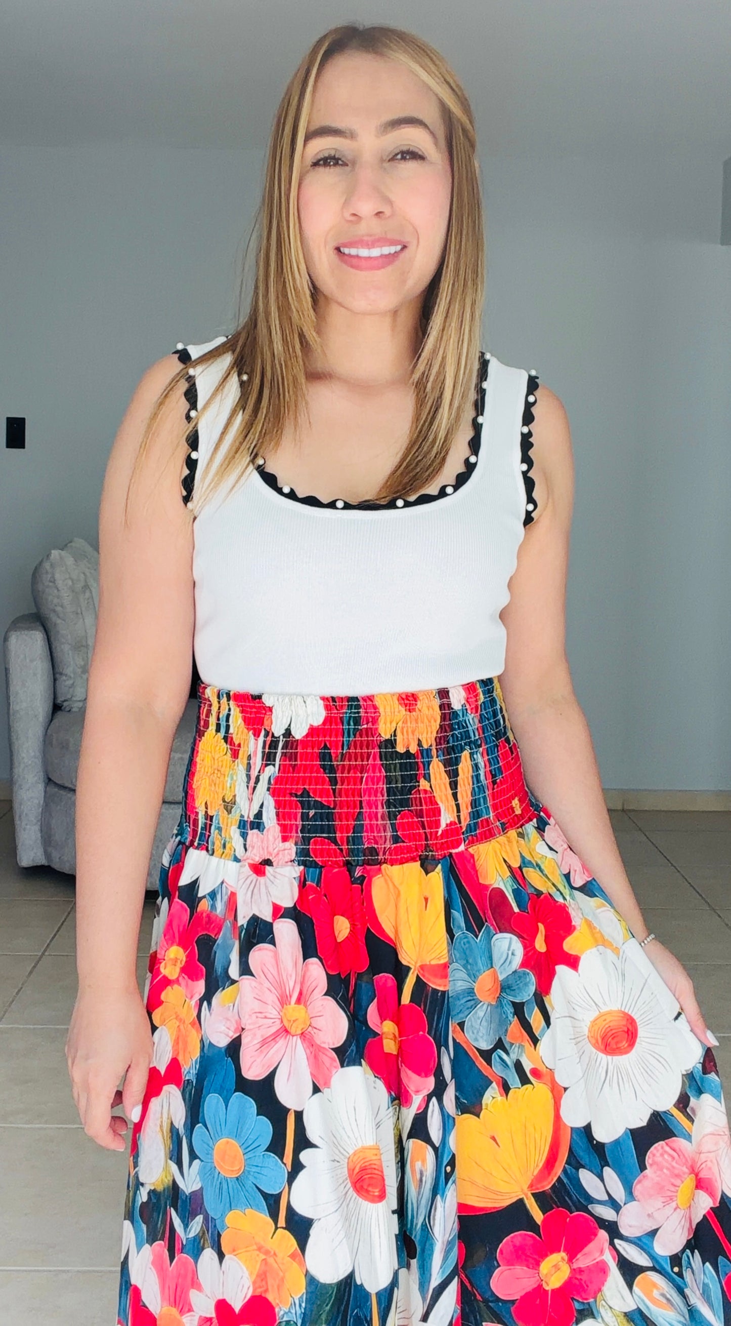 Jardín de Gracia Boho Skirt