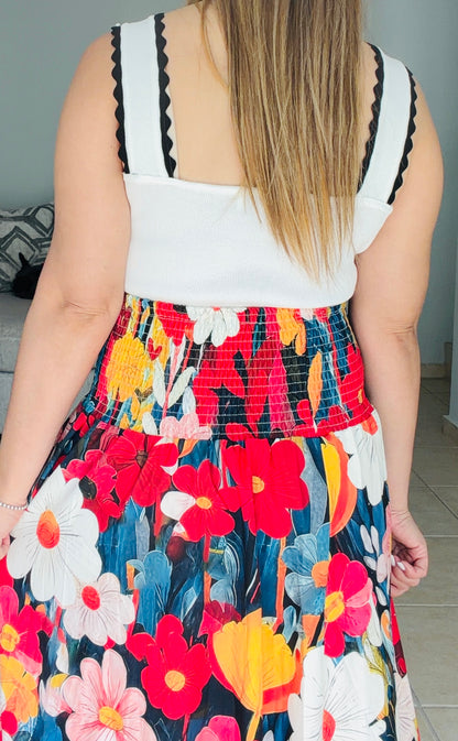 Jardín de Gracia Boho Skirt