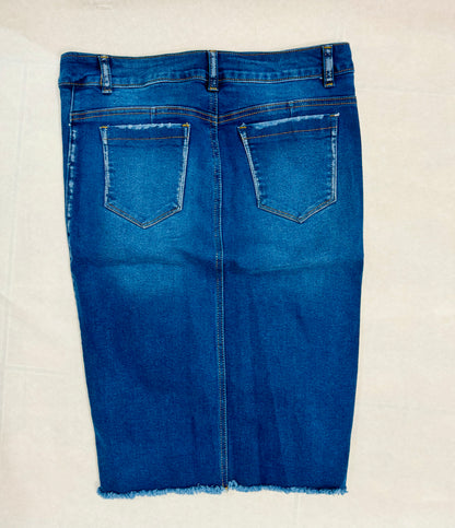 Falda Mahon Azul Dark