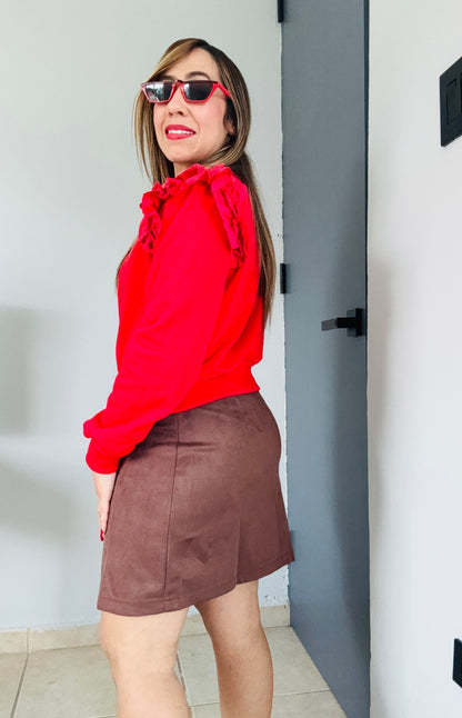 Falda Pesebre Chic-Chocolate