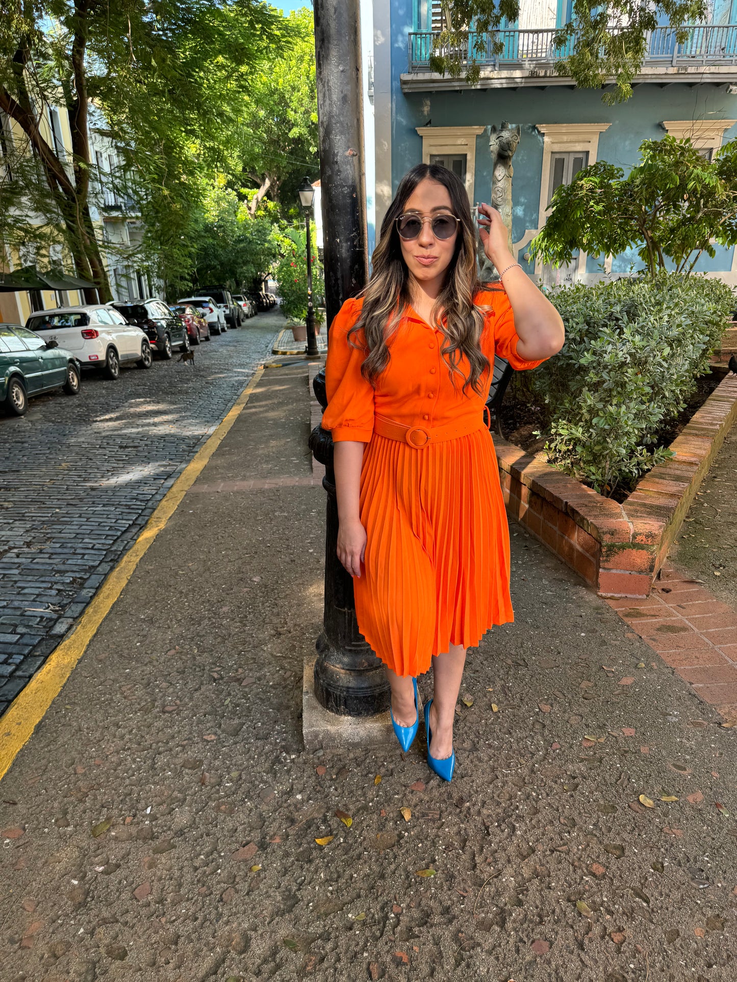 Traje Solido Color Naranja