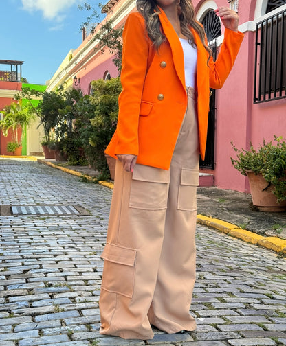 Pantalon Palazo Solido