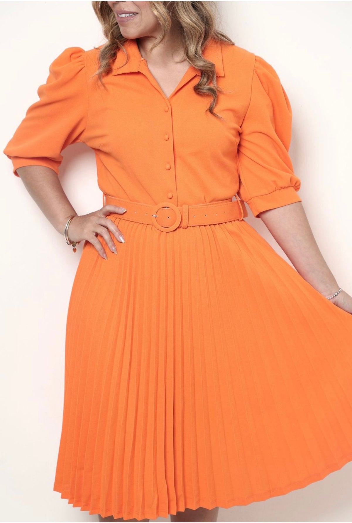 Traje Solido Color Naranja