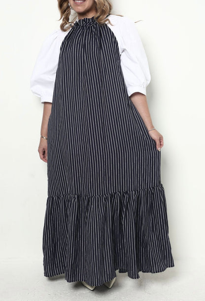 Líneas de Gracia – Maxi Dress (Navy)
