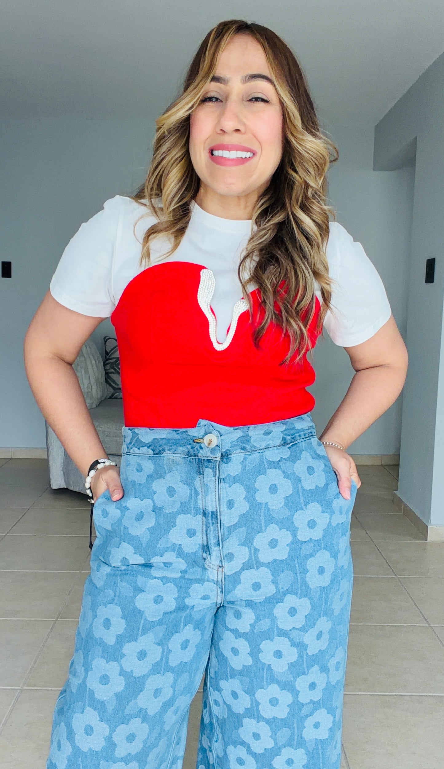 Betzaida Floral Wide-Leg Pants